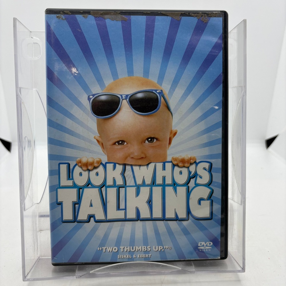Look Who's Talking DVD 1989 John Travolta Kirstie Alley Comedy Movie Full Screen